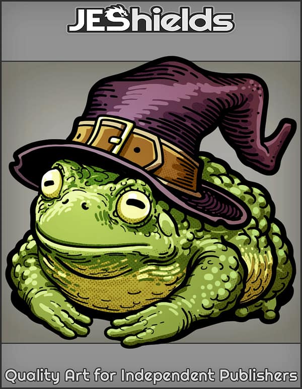 Fat Toad with Hat by Jeshields