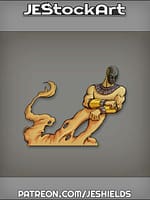 Mystic Hero with Mask and Bands in Sand Form by Jeshields