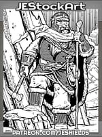 Ice Travelling Winter Dwarven Ranger by Jeshields