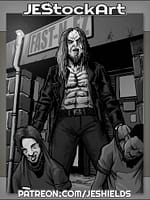 Rotten Zombie With Casualties by Jeshields