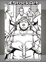 Crazy Inmate Going Through Security by Jeshields