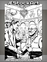 Business Deal At Occult Gala by Jeshields