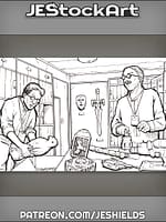 Agents Classifying And Organizing Relics by Jeshields