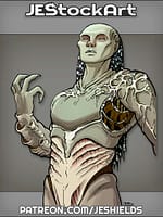 Mutant Humanoid with Aquatic Features by Jeshields