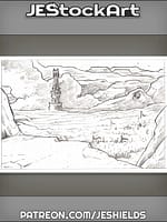 Tower In Wilderness With Massive Army by Jeshields