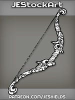 Lunar Longbow With Moon Enscriptions by Jeshields