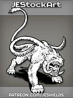 Roaring Displacer Variant With Spiked Tentacles And Horns by Jeshields