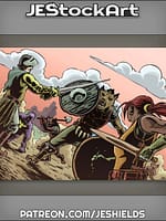 Adventures Losing Battle To Gnolls In Front Of Stronghold by Jeshields
