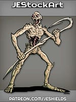 Bone Devil With Hook Weapon But No Wings Nor Stinger by Jeshields