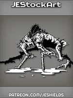 Dungeon Crawler Insect on a Blood Puddle by Jeshields