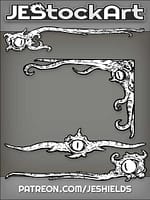 Floating Eldritch Eyes Separators And Frames Misc by Jeshields