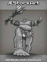 Giant Barbarian with Tree by Jeshields