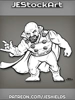 Gnome Illusionist With Prosthetic Arm by Jeshields