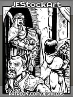 Goblin Rogue Peddles Wares To Busy Market by Jeshields