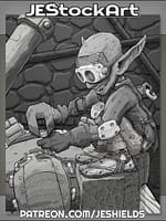 Goblin Tinkerer fixing Automaton by Jeshields
