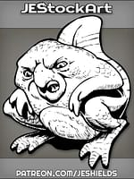 Hunched Owl Creature With Mono Feathered Tail by Jeshields