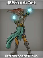 Illusionist Casting a Spell of Illusions by Jeshields