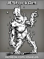 Inebriated Bubble Creature In Towel by Jeshields