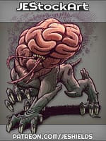 Intellect Devourer With Dentacled Mouth Turns Towards Interest by Jeshields