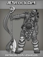 Leaning Ogre with Polearm by Jeshields