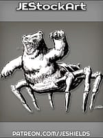 Literal Bear Bug Roaring With Spit by Jeshields
