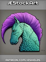 Merfolk Sea Horse With Scars by Jeshields