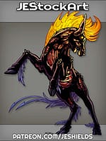 Nightmare With Rotting Flesh And Barbed Tail by Jeshields