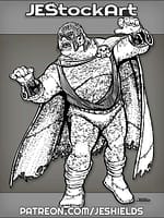 Orc In Wrestling Outfit Poses To Fight by Jeshields