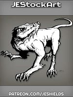 Rat Dog With Claws And Frilled Throat by Jeshields