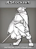 Rogue Rodent With Longsword by Jeshields