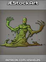 Slime Elemental With Long Dripping Finger by Jeshields
