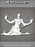 Slime Elemental With Long Dripping Finger by Jeshields