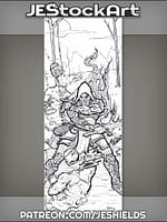 Spirit Slayer Wields Dual Swords in Haunted Woods by Jeshields