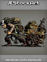 Sweaty Hired Minion Hauling Adventurering Gear by Jeshields