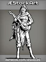 Talk Female Bard Singing While Playing Stringed Instrument by Jeshields