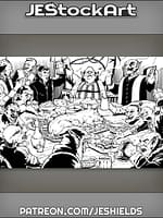 Twelve Goblins Gobbling by Jeshields