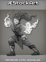 Wizard in Martial Stance by Jeshields