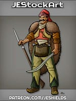 Hajduk Warrior with Musket and Sword by Jeshields