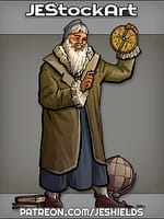 Wise Astrologer with Astrolabe by Jeshields