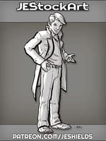 Asian Con Artist In Suit by Jeshields