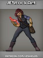 Black Woman With Spellbook by Jeshields