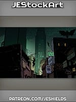 Downtown Skyline With Supernatural Beings by Jeshields