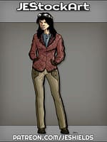 Professional Driver With Goggles And Jacket by Jeshields