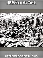 Spies Hacking Port In Jungle by Jeshields