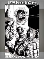 Spy Team Infiltrating Base by IW