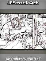 Female Mutant Trader In Shop by Jeshields