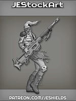 Punky Gal with Giant Rifle by Jeshields