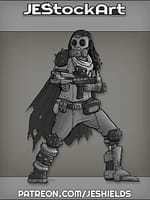 Warrior with Crude Cybernetic Leg by Jeshields