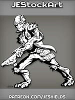 Alien Mercenary With Bio Arm Rifle by Jeshields