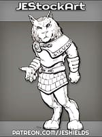 Aslan Feline Humanoid In Kilt by Jeshields